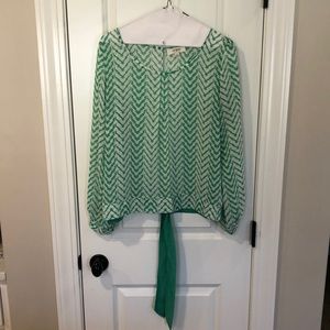 Umgee sheer open back top